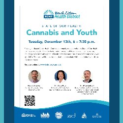 BCHD’s State of our Health: Cannabis and Youth Education Virtual Forum 12/13, 6-7:30 PM via Zoom